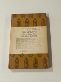 The Heretic A Play In Three Acts by Morris L. West SIGNED & Inscribed First Edition