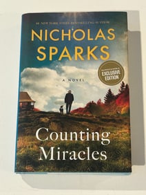 Counting Miracles by Nicholas Sparks SIGNED First Edition