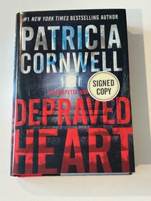 Depraved Heart by Patricia Cornwell SIGNED First Edition
