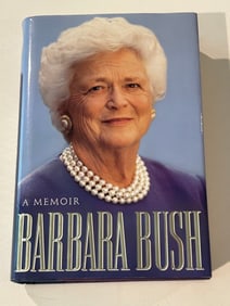 Barbara Bush A Memoir by Barbara Bush SIGNED First Edition
