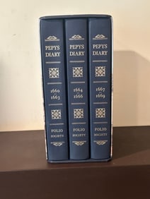 Pepys Diary Three Volumes in Illustrated Slipcase