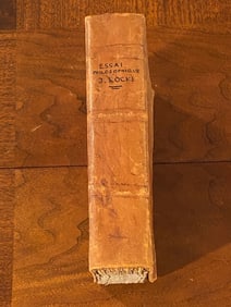 Essai Philosophique Concernant L'entendement Humain By John Locke 1742 Leather