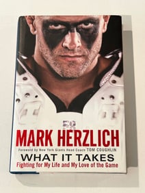 What It Takes by Mark Herzlich SIGNED First Edition