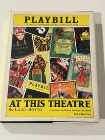 At This Theatre by Louis Botto SIGNED First Edition
