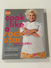 Cook Like A Rock Star by Anne Burrell SIGNED First Edition