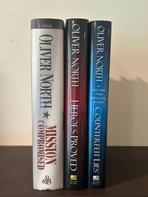 Oliver North SIGNED First Editions