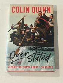 Over Stated by Colin Quinn SIGNED First Edition