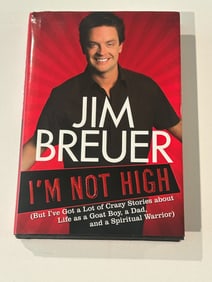 I'm Not High By Jim Breuer SIGNED & Inscribed First Edition