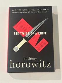 The Twist Of A Knife by Anthony Horowitz SIGNED First Edition