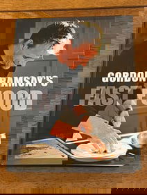 Gordon Ramsay's Fast Food SIGNED & Inscribed First Edition