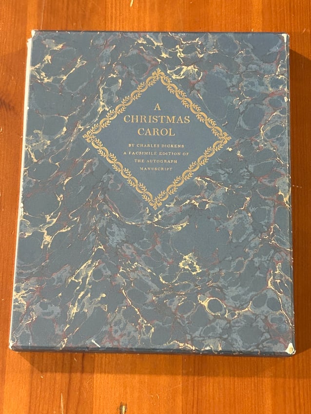 A Christmas Carol by Charles Dickens A Facsimile Edition Of The Autograph Manuscript (1 of 8)