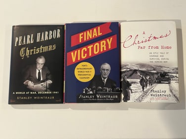 Stanley Weintraub SIGNED & Inscribed First Editions