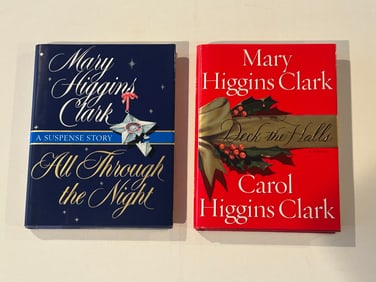 Mary Higgins Clark & Carol Higgins Clark SIGNED & Inscribed First Editions
