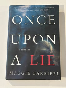 Once Upon A Lie by Maggie Barbieri SIGNED & inscribed First Edition