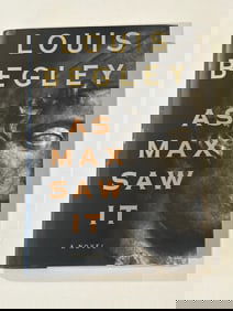 As Max Saw It by Louis Begley SIGNED First Edition