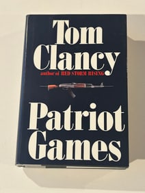 Patriot Games by Tom Clancy SIGNED & Inscribed Later Printing