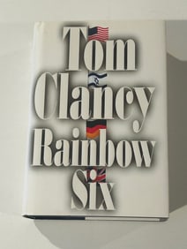 Rainbow Six by Tom Clancy SIGNED & Inscribed First Edition