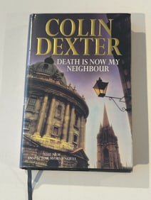 Death Is Now My Neighbour By Colin Dexter SIGNED & inscribed UK Second Printing
