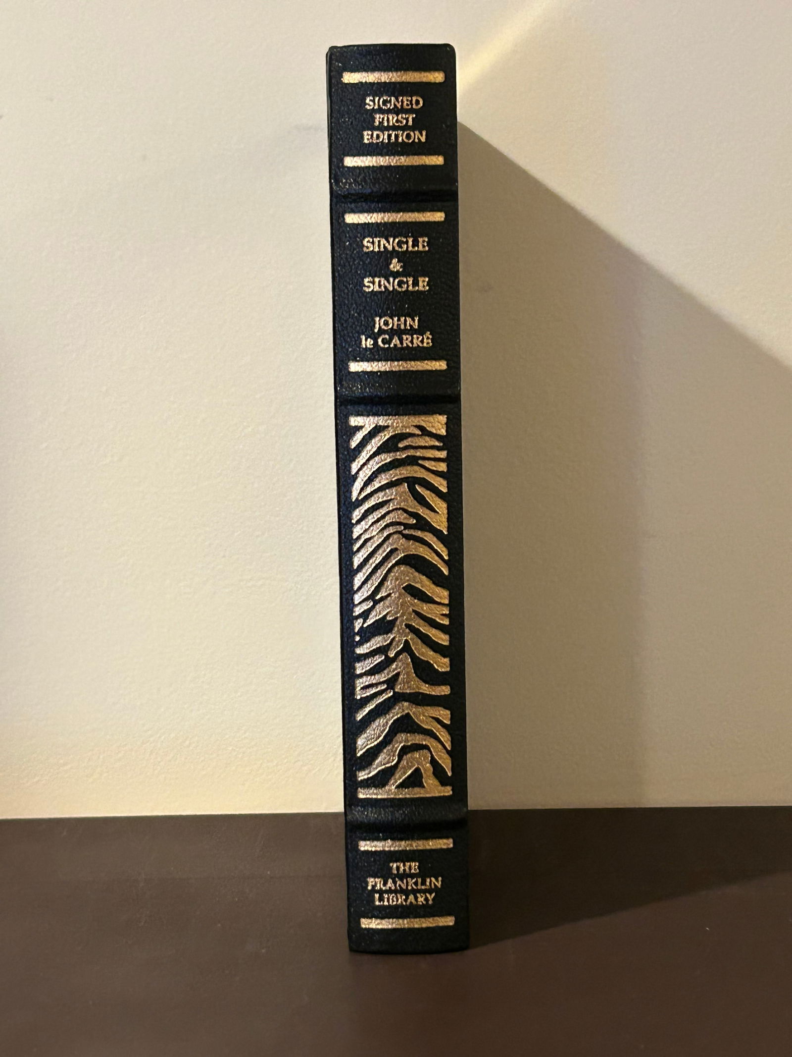 Single & Single by John Le Carre SIGNED Leather Bound Limited First Edition (1 of 6)