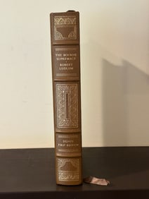 The Bourne Supremecy by Robert Ludlum SIGNED Leather Bound Limited First Edition