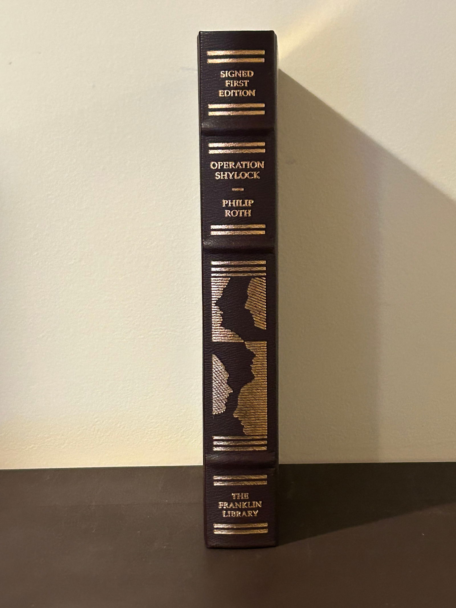 Operation Shylock by Philip Roth SIGNED Leather Bound First Edition (1 of 6)