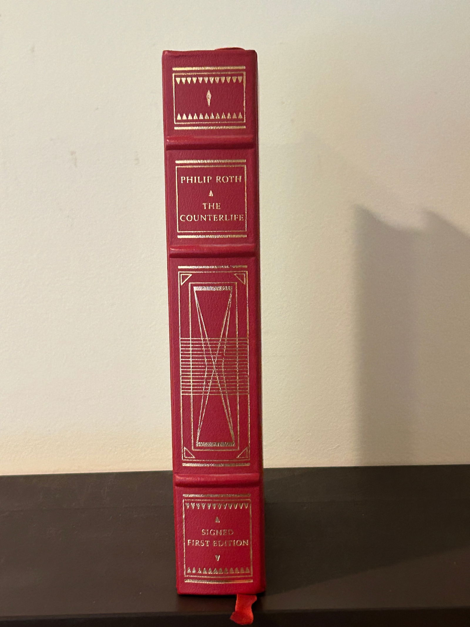 The Counterlife by Philip Roth SIGNED Leather Bound First Edition (1 of 7)
