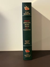 Fierce Invalids Home From Hot Climates by Tom Robbins SIGNED Leather Bound Limited First Edition