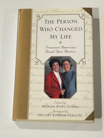 The Person Who Changed My Life by Matilda Raffa Cuomo SIGNED First Edition