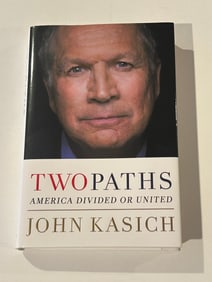 Two Paths by John Kasich SIGNED & Inscribed To Katie Couric First Edition