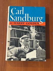 Carl Sandburg by Harry Golden SIGNED First Edition by Golden & Carl Sandburg