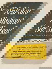 How To Help Your Husband Get Ahead by Mrs. Dale Carnegie RARE SIGNED Presentation Copy
