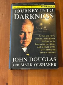 Journey Into Darkness by John Douglas SIGNED & Inscribed First Edition
