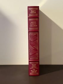 Among Schoolchildren by Tracy Kidder SIGNED Leather Bound Limited First Edition