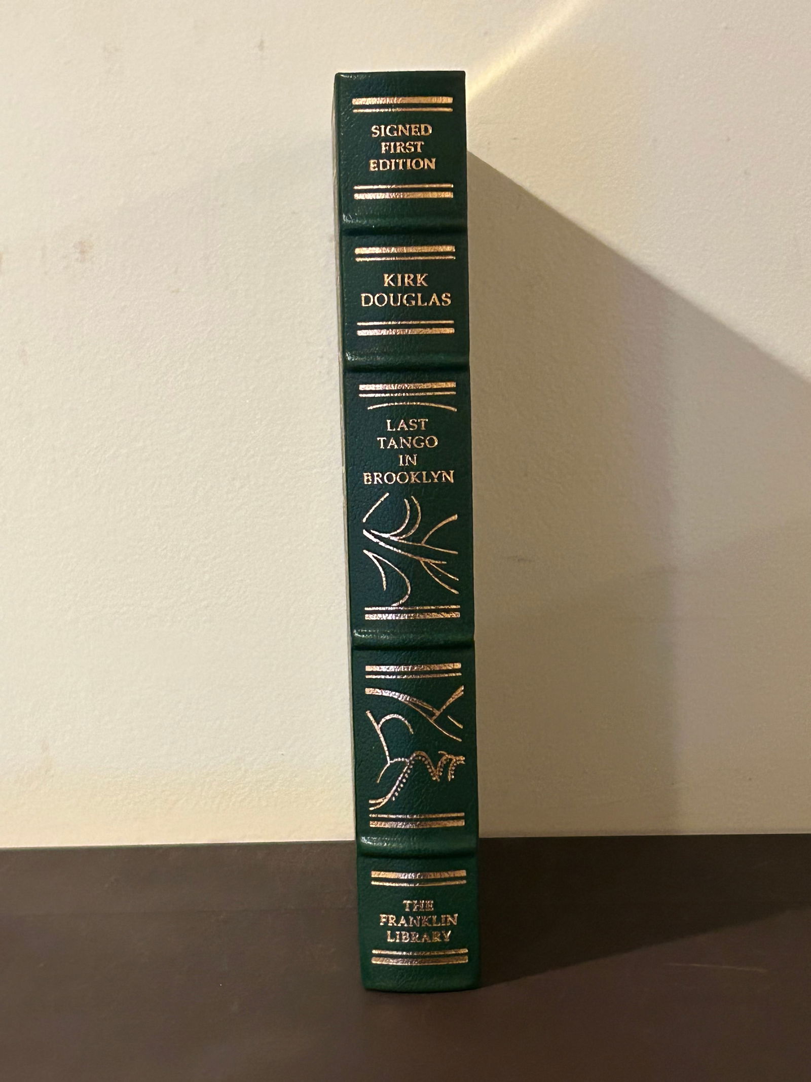 Last Tango In Brooklyn by Kirk Douglas SIGNED Leather Bound Limited First Edition (1 of 7)