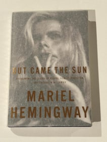 Out Came The Sun by Mariel Hemingway SIGNED & Inscribed First Edition
