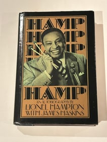 Hamp by Lionel Hampton SIGNED & Inscribed First Edition
