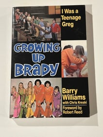 Growing Up Brady I Was A Teenage Greg by Barry Williams SIGNED & inscribed First Edition