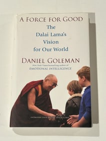 A Force For Good By Daniel Goleman SIGNED & Inscribed First Edition