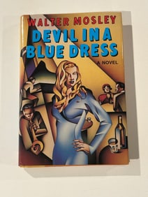 Devil In A Blue Dress by Walter Mosley SIGNED & Inscribed First Edition
