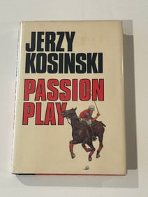 Passion Play By Jerzy Kosinski SIGNED First Edition