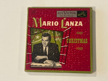 RCA Victor Mario Lanza Sings Christmas Songs On Five 45rpm Records