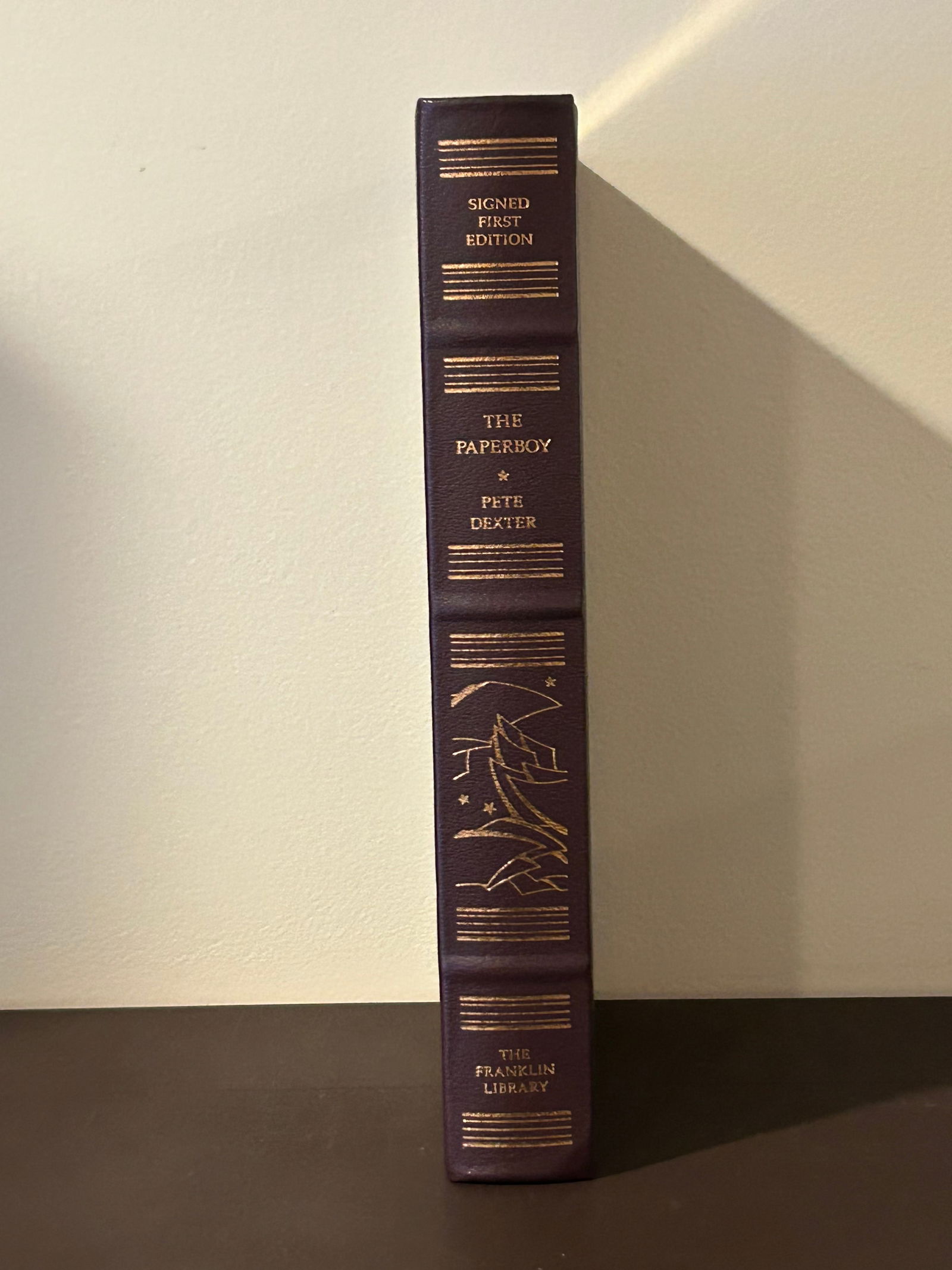 The Paperboy by Pete Dexter SIGNED Leather Bound Limited First Edition (1 of 6)