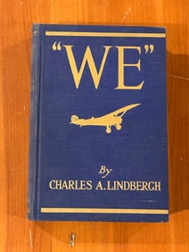 "We" by Charles A. Lindbergh First Edition First Printing