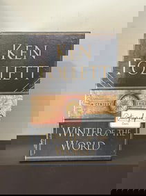 The Century Trilogy by Ken Follett SIGNED Box Set Still In Shrink-wrap