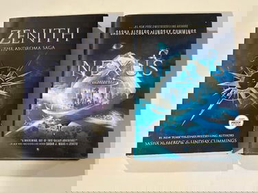 Zenith & Nexus by Sasha Alsberg & Lindsay Cummings SIGNED First Editions