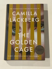The Golden Cage by Camilla Lackberg SIGNED First Edition