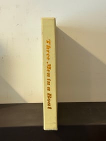 Three Men In A Boat by Jerome K. Jerome With Drawing & SIGNED by John Griffiths