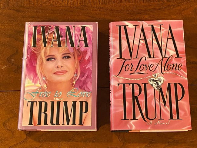 Free To Love & For Love Alone By Ivana Trump SIGNED First Editions (1 of 9)