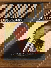 Trump The Art Of The Comeback By Donald J. Trump SIGNED & Inscribed First Edition