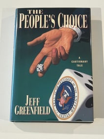 The People's Choice by Jeff Greenfield First Edition With SIGNED Handwritten Note